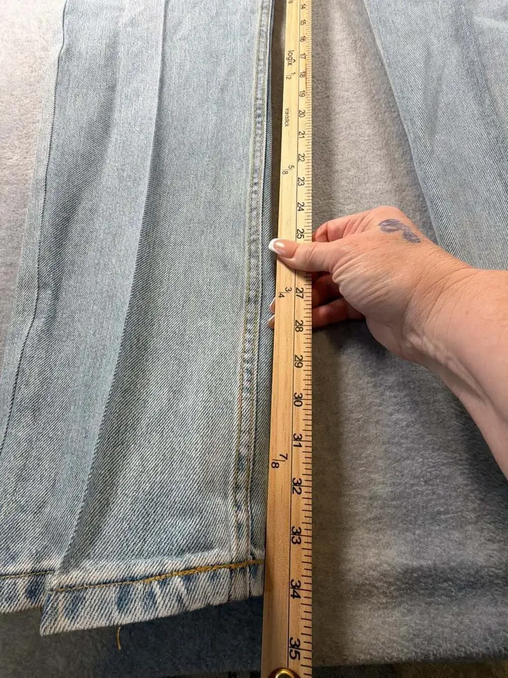 Levi's 505 Regular Fit Straight Leg Jeans Men's Light Wash 42x32